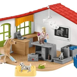 *Schleich Farm World Veterinarian Practice with Pets