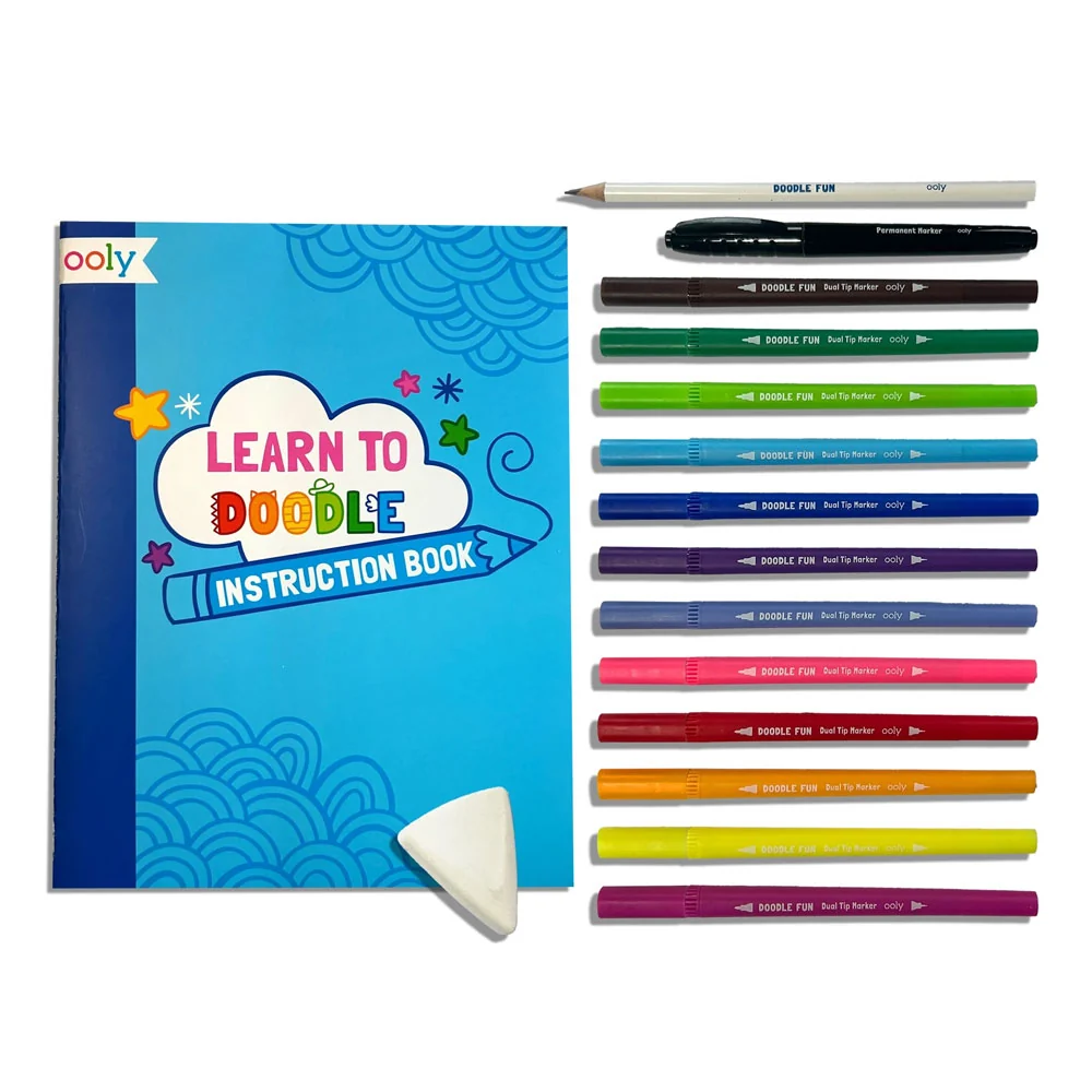 *Ooly Doodle Fun Draw & Colour Activity Kit - Image 2