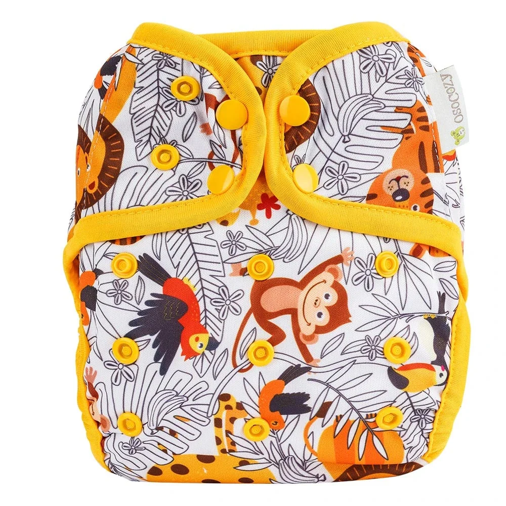 OsoCozy One Size Cloth Diaper Cover - Ferns - Image 21