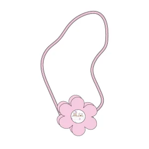 *Sherick Fredermen 3D Flower-Shaped Crossbody Bag - Pink
