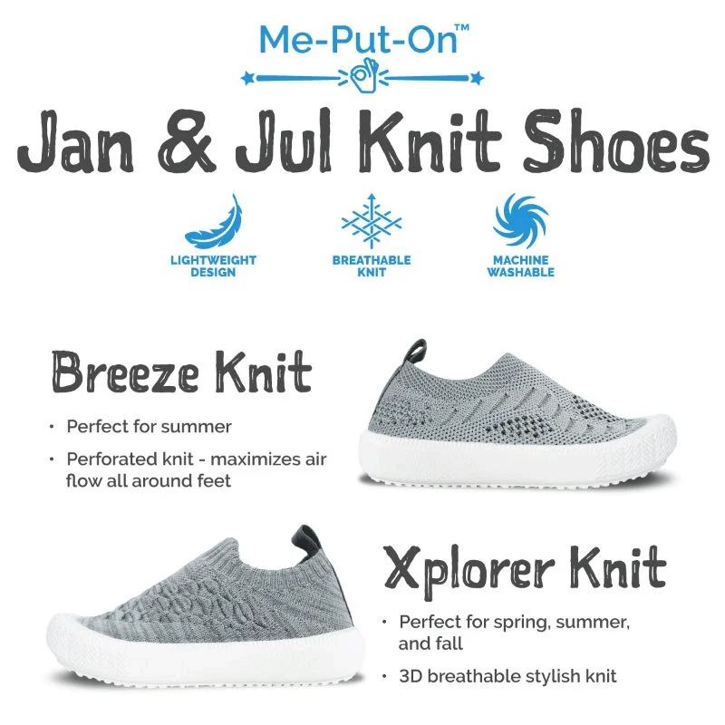 Jan & Jul Xplorer Knit Shoe - Indigo (Size 9.5) - Image 4