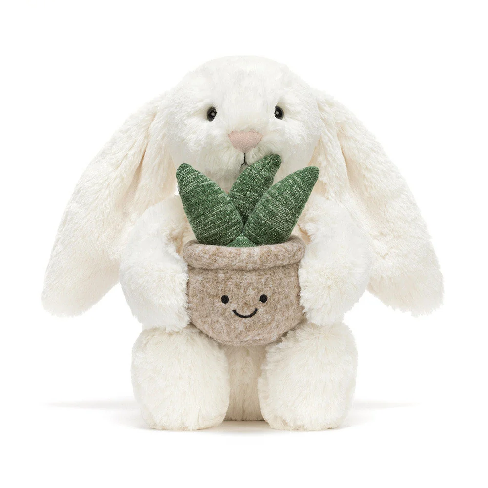 *Jellycat Balm Bunny with Plant - 12" - Image 4