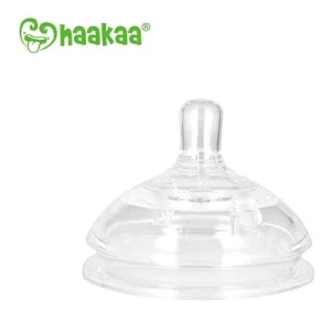 *Haakaa Gen 3 Silicone Bottle Anti-Colic Nipple 2-pk - Large (6+ months)