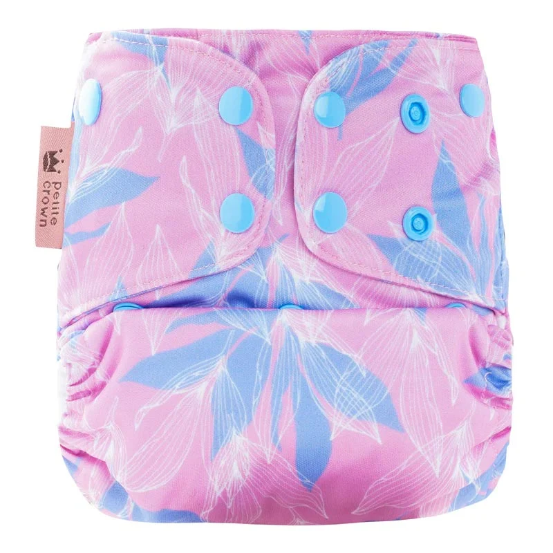 Petite Crown Packa One Size Pocket Diaper - Poppy - Image 6
