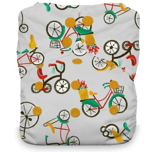 Thirsties One-Size All-in-One Cloth Diaper - SNAP - Seafoam