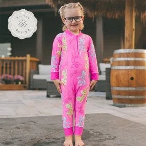 Honeysuckle Swim Co. - Geckglow - UPF 50+ Swimsuit - 0-6m
