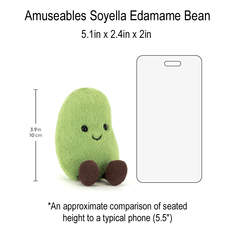 *Jellycat Amuseables Soyella Edamame Bean - 5" - Image 6