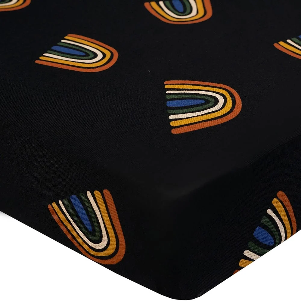 Kyte Baby Bamboo Fitted Crib Sheet - Monstera - Image 2
