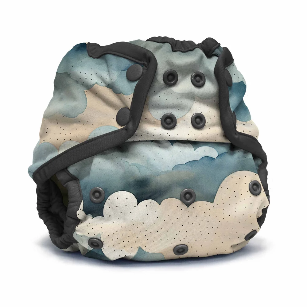 Rumparooz One-Size Cloth Diaper Cover - Snap - Platinum - Image 29