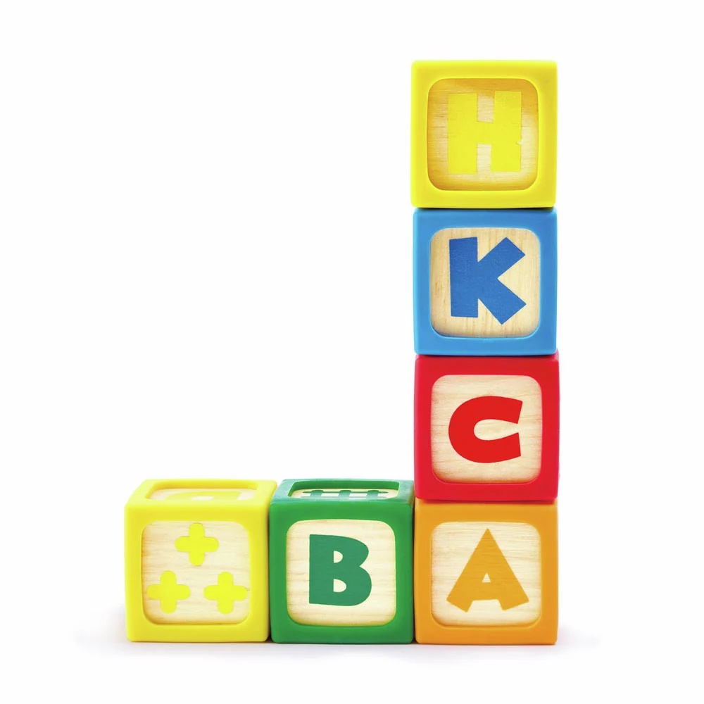 *Hape Grip-n-Stack Silicone & Wood Blocks - Image 3