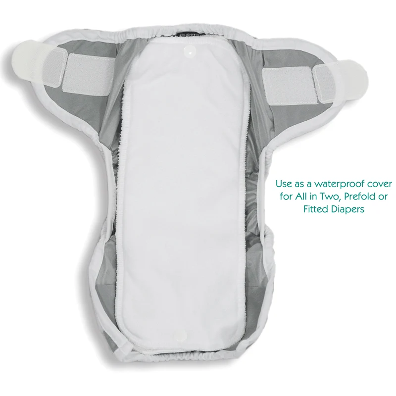 Thirsties Duo Wrap - New and Improved Hook & Loop - Size 1 (6-18lbs) / Harvest Helpers - Image 3