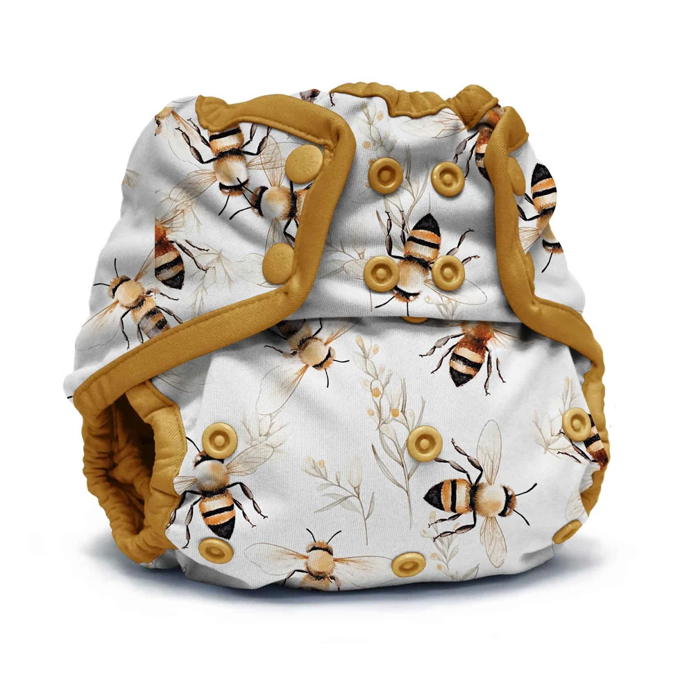 Rumparooz One-Size Cloth Diaper Cover - Snap - Platinum - Image 23