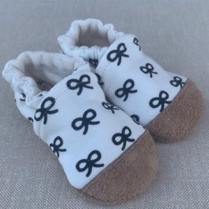 Snow and Arrow Cotton Knit Slippers - Sweet Ribbon - 4t