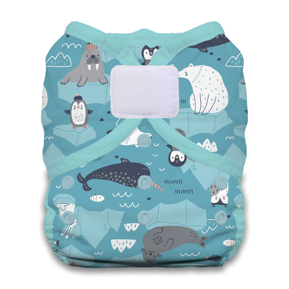 Thirsties Duo Wrap - New and Improved Hook & Loop - Size 1 (6-18lbs) / Harvest Helpers - Image 10
