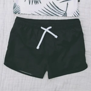 Honeysuckle Swim Co. Kid's Trunks - Black - 2/3y
