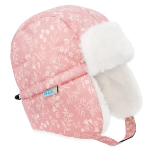 Jan + Jul Toasty-Dry Trapper Hat - Prairie Flowers - Large (2-5y)