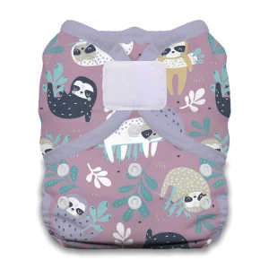 Thirsties Duo Wrap - New and Improved Hook & Loop - Size 1 (6-18lbs) / Drizzly