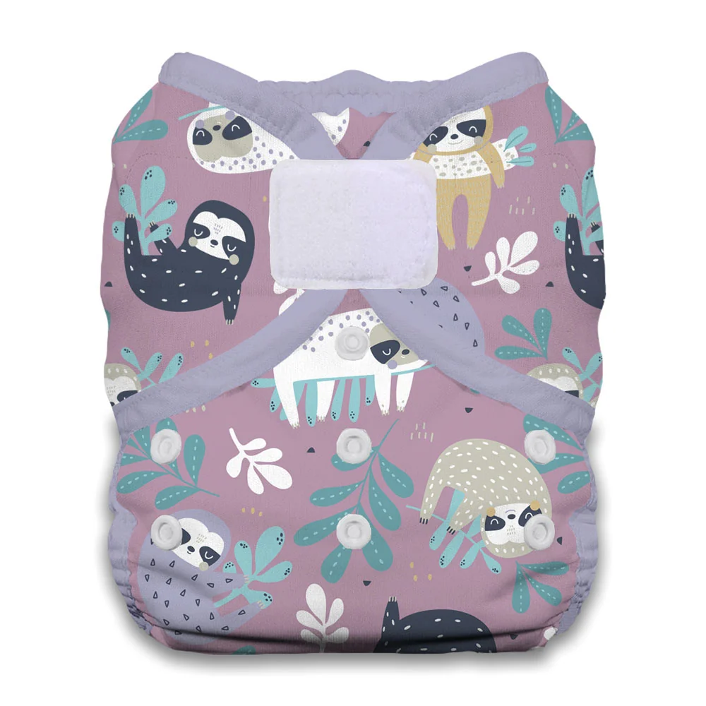 Thirsties Duo Wrap - New and Improved Hook & Loop - Size 1 (6-18lbs) / Harvest Helpers