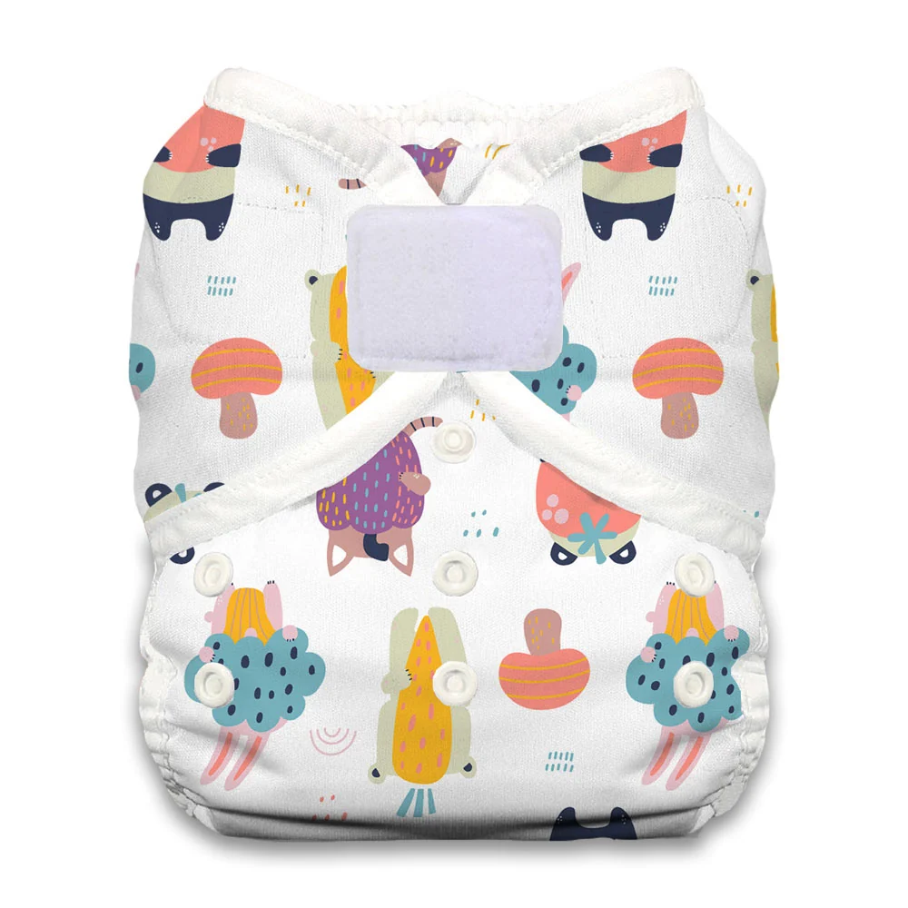 Thirsties Duo Wrap - New and Improved Hook & Loop - Size 1 (6-18lbs) / Harvest Helpers - Image 9