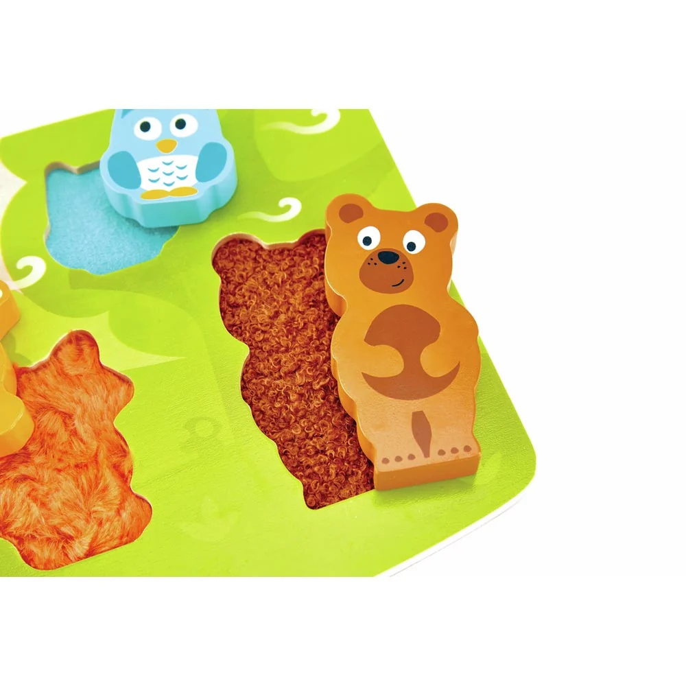 *Hape Forest Animal Tactile Puzzle - Image 2