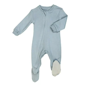 ZippyJamz Footie - Into You Blue - 0-3m