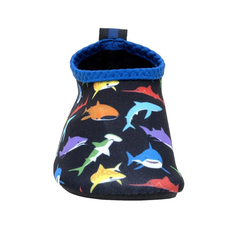 Robeez Aqua Shoes - Multi Sharks (Size 0-3m) - Image 3