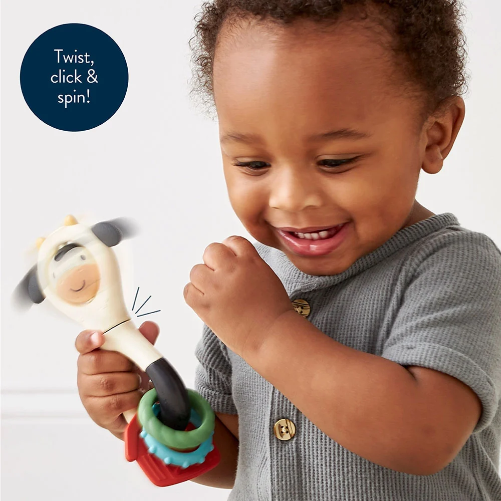 *Itzy Ritzy Itzy Spinner Rattle - Carmen the Cow - Image 3