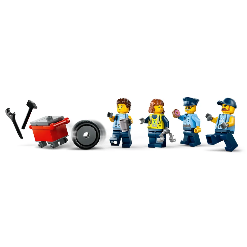 *LEGO City Custom Police Car Garage - Image 3