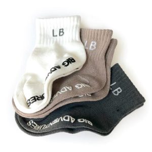 Little Bipsy Socks 3-Pack - Pewter Mix (Size 6/8y)