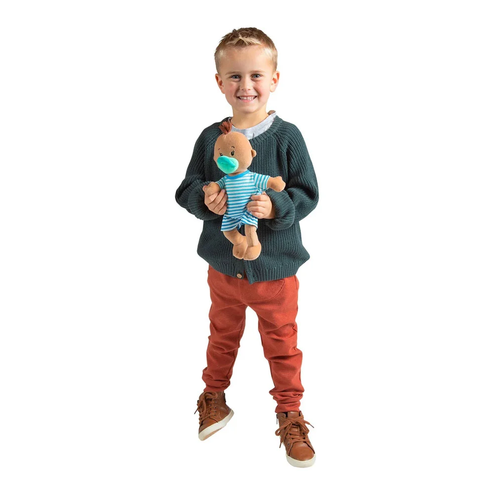 *Manhattan Toy Wee Baby Stella Beige with Brown Tuft - Image 5