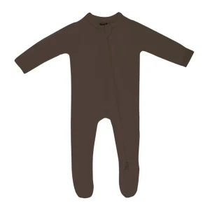 Kyte Baby Zippered Footie - Espresso (Size 12-18m)