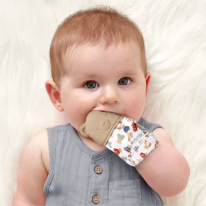 *Itzy Ritzy Itzy Mitt Teething Mitten - Vintage Bear
