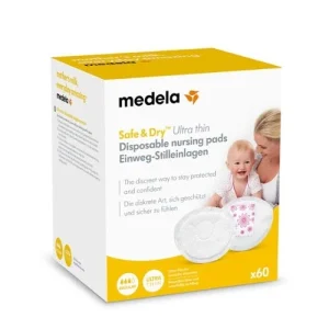 *Medela Safe & Dry Disposable Bra Pads - 60 Pack