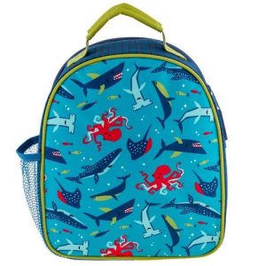 *Stephen Joseph Allover Print Lunchbox - Blue Sharks