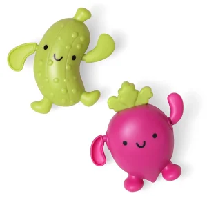 *Itzy Ritzy Silly Swimmers Bath Toy Set - Beet & Pickles
