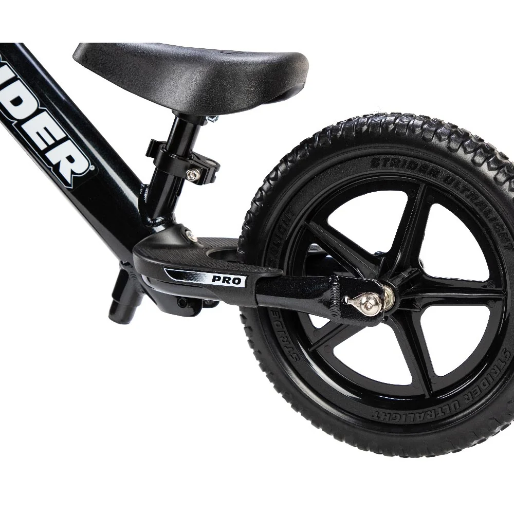 *Strider 12" Pro Balance Bike - Silver - Image 7