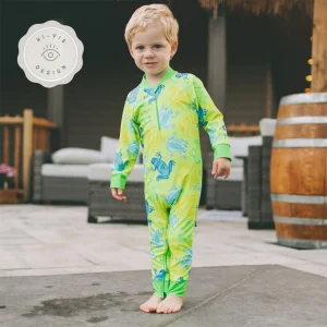 Honeysuckle Swim Co. - Toadally Bright - UPF 50+ Swimsuit - 18-24m