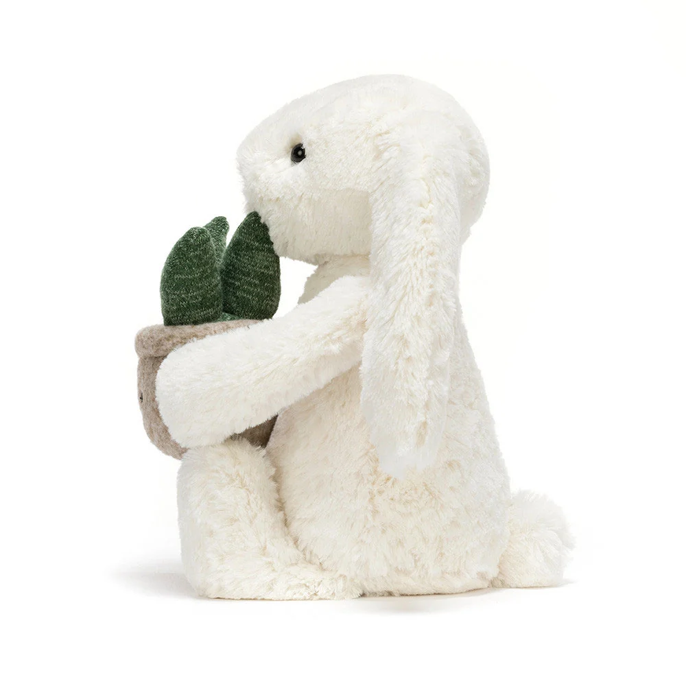 *Jellycat Balm Bunny with Plant - 12" - Image 3