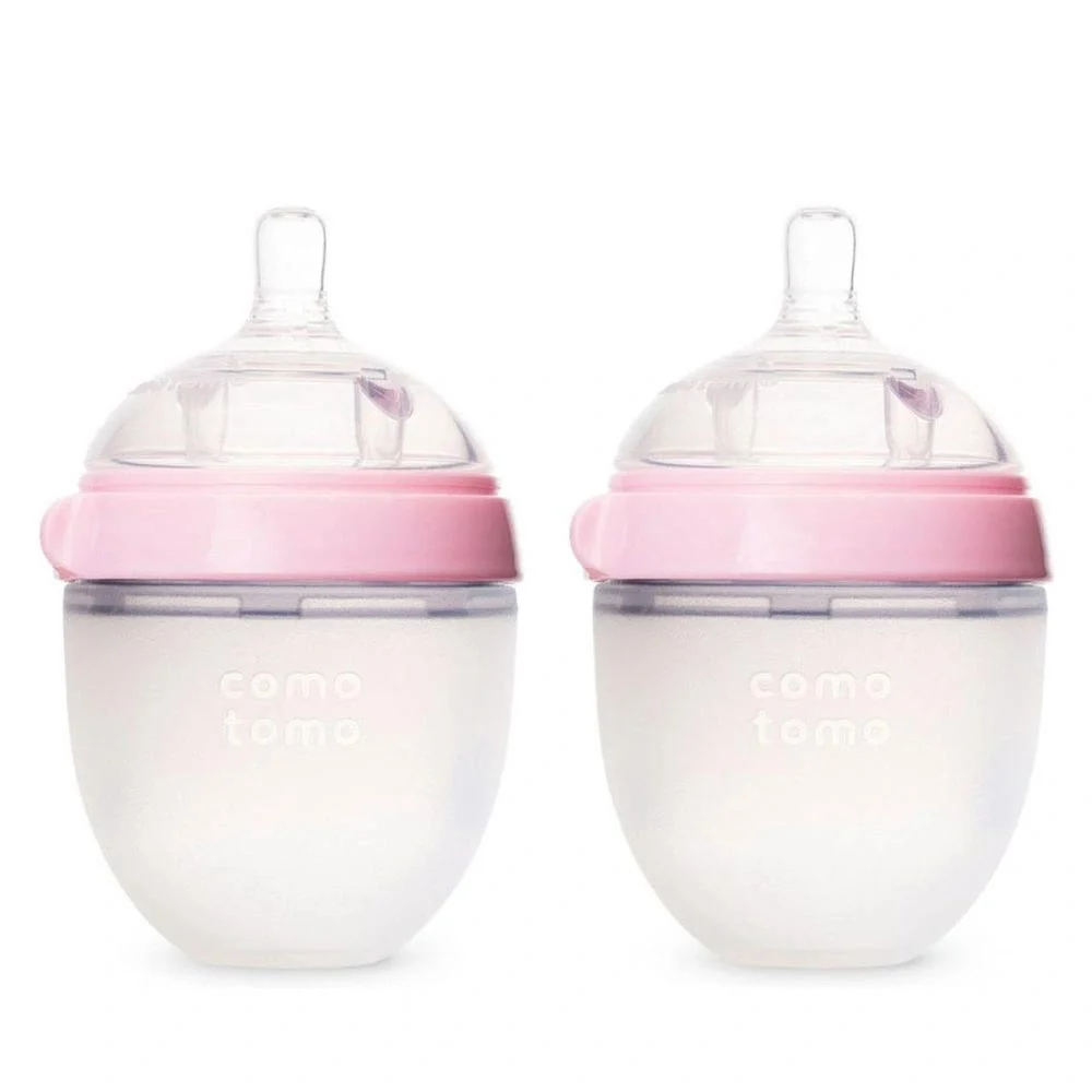 *Comotomo Natural Feel Baby Bottle - 2 Pack - 250ml (Medium Flow) / Green - Image 7