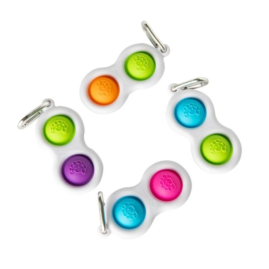 *Fat Brain Toys Simpl Dimpl - Orange/Lime