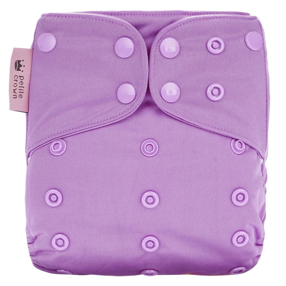 Petite Crown Packa One Size Pocket Diaper - Poppy - Image 4