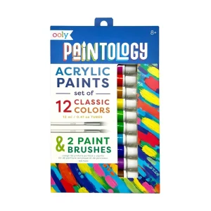 *Ooly Paintology Acrylic Paints Set - Classic Colours - Set of 12