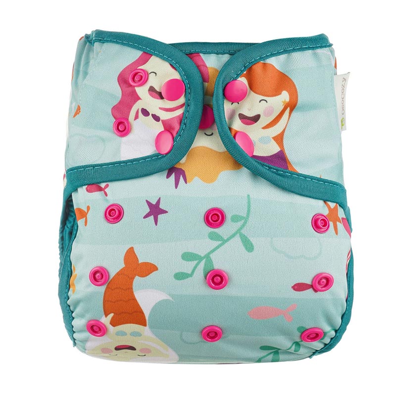 OsoCozy One Size Cloth Diaper Cover - Ferns - Image 13