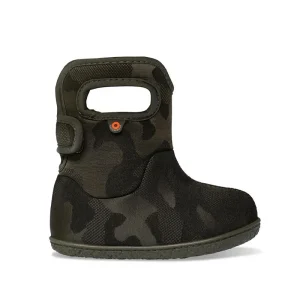 Bogs Baby Bogs Dark Green Camo Waterproof Boots (Size 9)