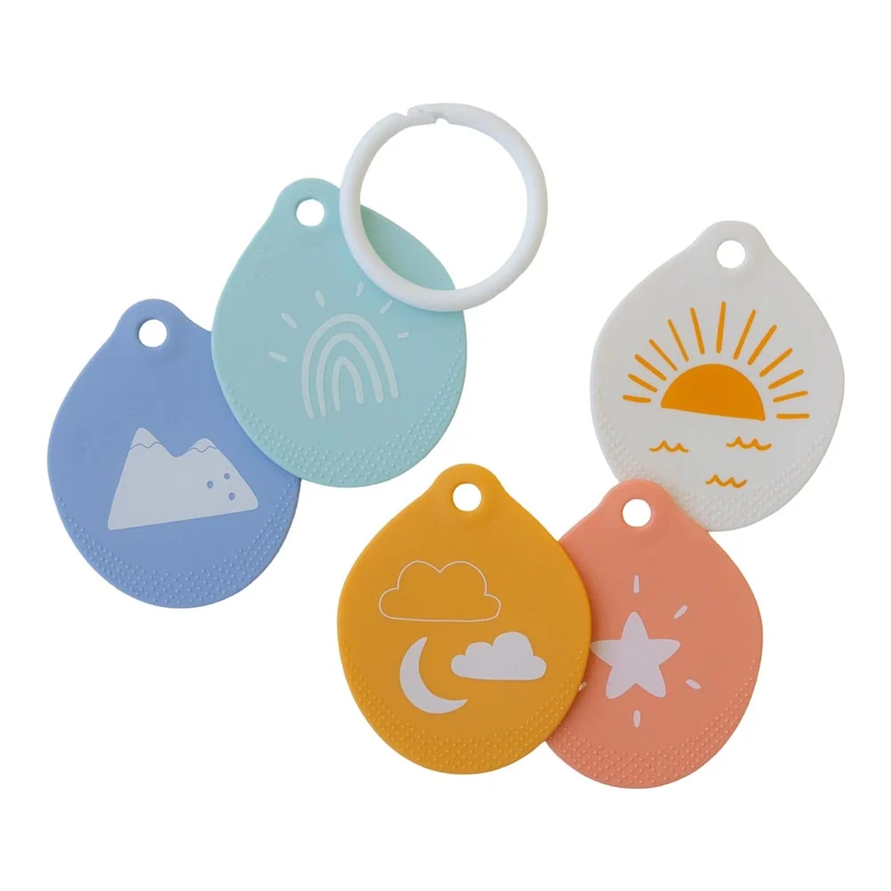 *Loulou Lollipop Silicone Flashcards - Nature - Image 2