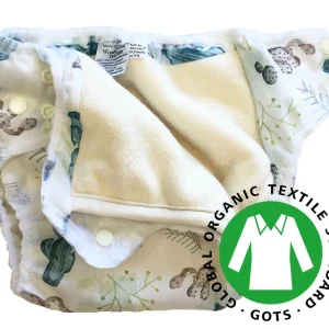 Mother-ease Natural Cotton One-Size Wizard Uno *CANADA SHIPPING ONLY* - Bee-Kind