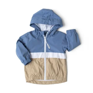 Little Bipsy Block Windbreaker - Sky Blue (Size 10y) *CLEARANCE*