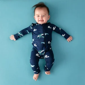 Kyte Baby Zippered Romper - Humpback (Size Brand Newborn)