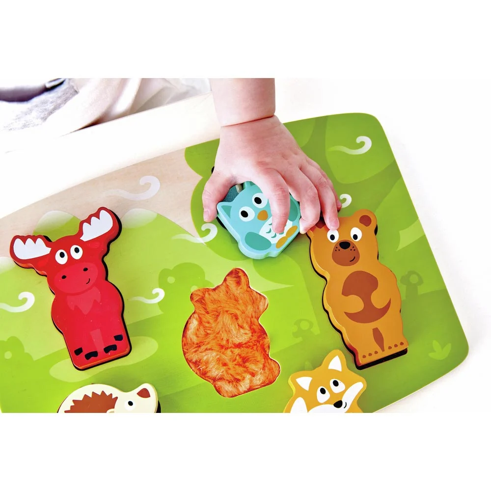 *Hape Forest Animal Tactile Puzzle - Image 3