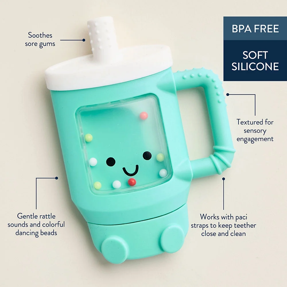 *Itzy Ritzy Sweetie Shake Plus Rattle & Teether - Tumbler - Image 4